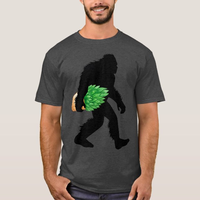 Camiseta Bigfoot With Succulent Sasquatch Cactus Plant (Anverso)