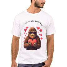 Bigfoot y San Valentín personalizables
