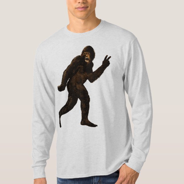 Camiseta Bigfoot Yetti Sasquatch (Anverso)