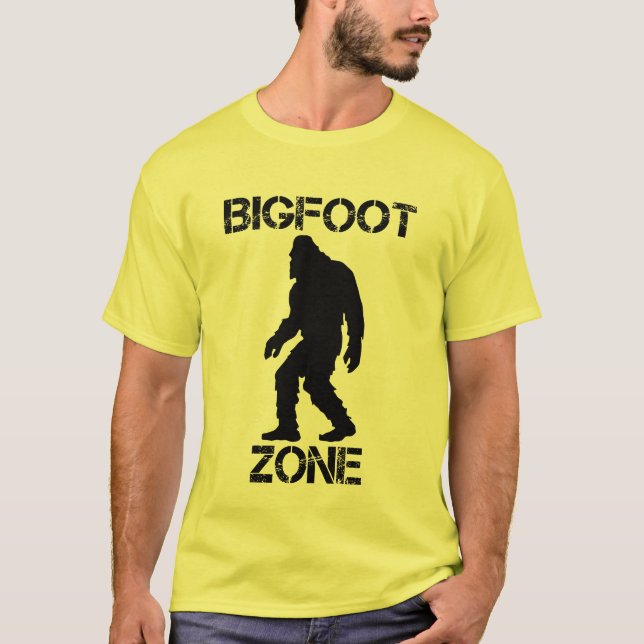 Camiseta Bigfoot Zone Funny Bigfoot (Anverso)