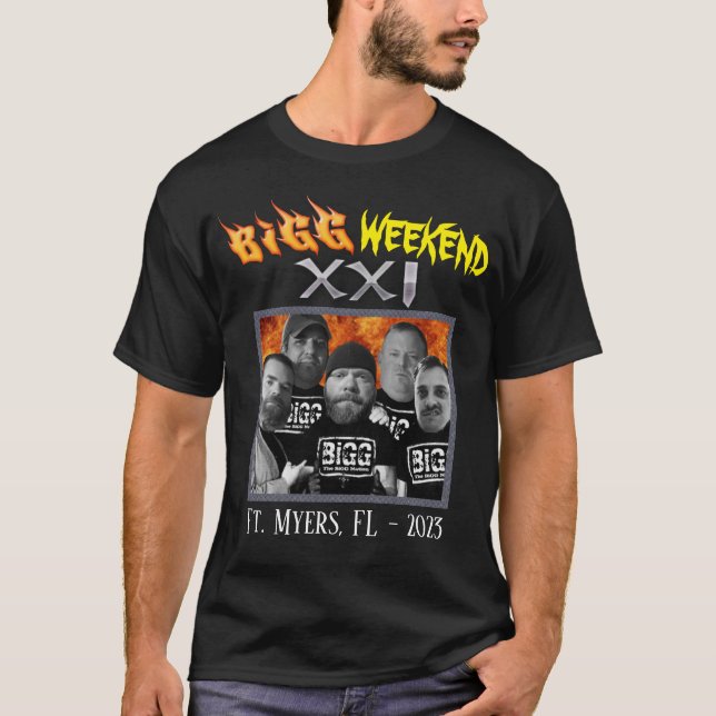 Camiseta BiGG Weekend XXI T-Shirt (Anverso)