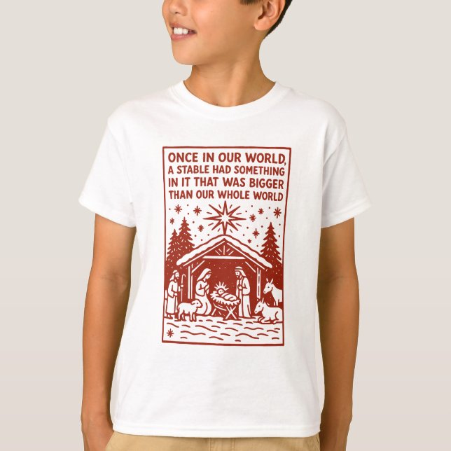 Camiseta Bigger than our whole world 1 (Anverso)