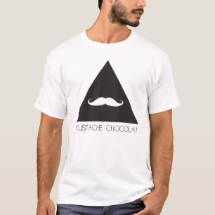 Camiseta Bigote Chocolate White edición