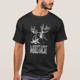 Camiseta Bigote de alce divertido bigote de alce juego de p