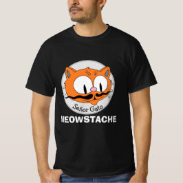 Camiseta Bigote de Gato Señor Gato Divertido