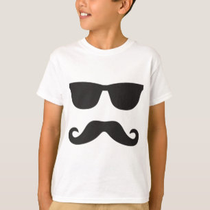Camiseta bigote de la cara