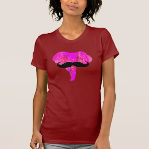 CAMISETA BIGOTE DEL ELEFANTE ROSADO