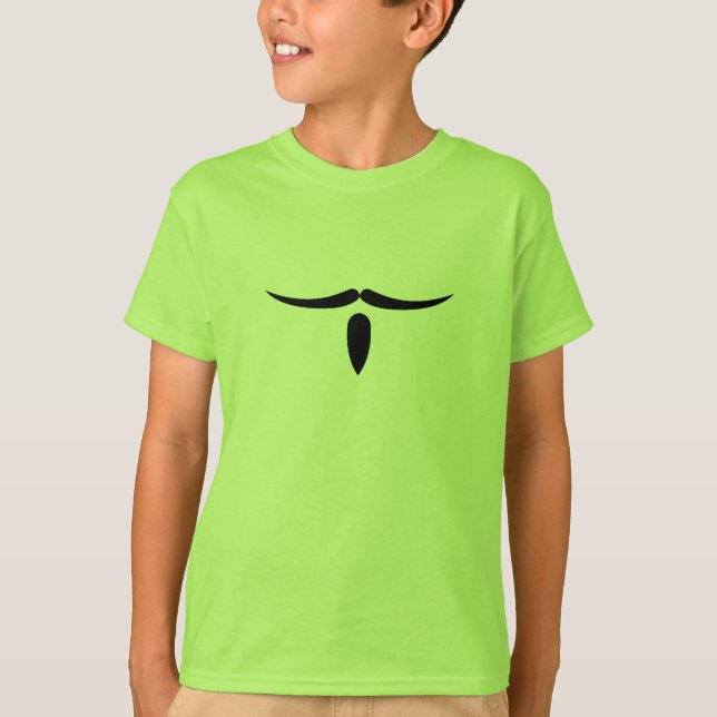 Camiseta Bigote del mosquetero (Anverso)