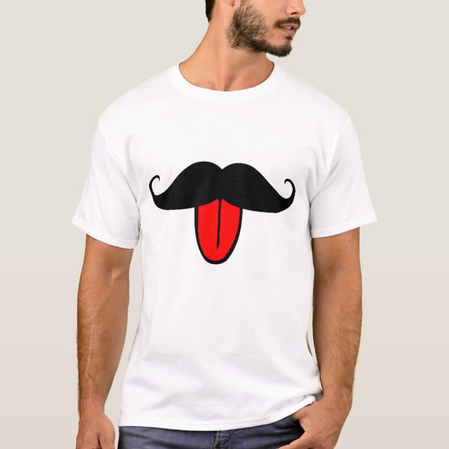 Camiseta Bigote divertido (Anverso)