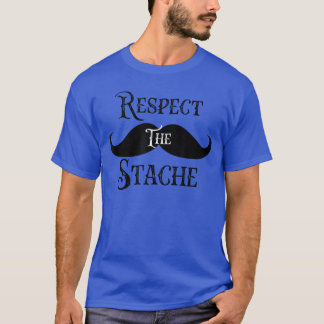 Camiseta Bigote Divertido Retro Antiguo Respeto El Bigote D