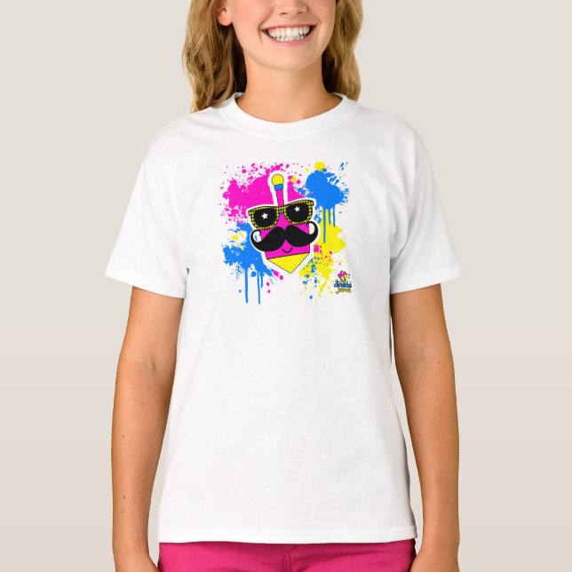 Camiseta Bigote Dreidel (Anverso)