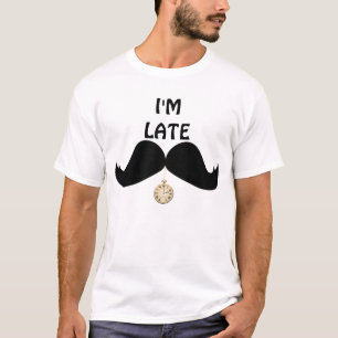 Camiseta Bigote fresco soy atrasado