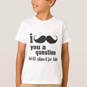 Camiseta bigote i usted una pregunta