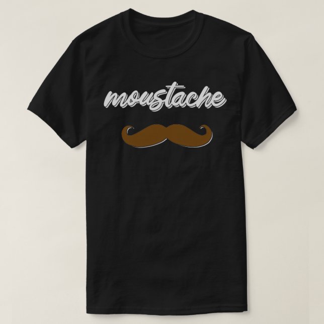 Camiseta bigote Movember (Diseño del anverso)