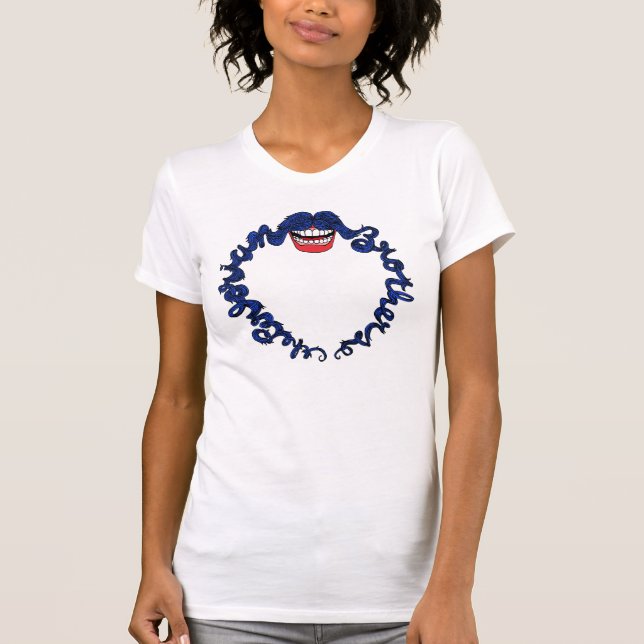 Camiseta bigote perlorian (Anverso)