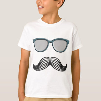 Camiseta Bigote retro Stache del bigote
