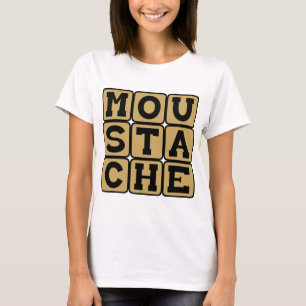 Camiseta Bigote, Vello Facial