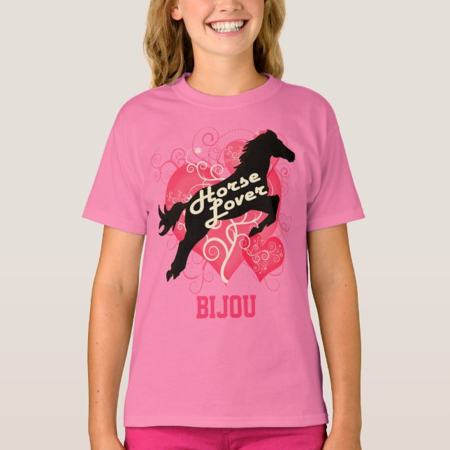 Camiseta Bijou Personalizado de Caballo Lover (Anverso)
