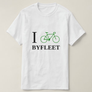 Camiseta Bike BYFLEET (el icono verde de la bicicleta)
