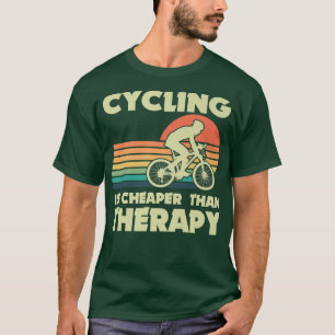 Camiseta Bike Cycling Therapy Cyclist Mountain Bike Riding 