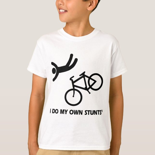 Camiseta Bike My Own Stunts (Anverso)