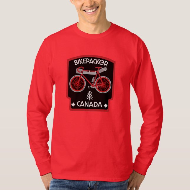 Camiseta Bikepacking Canadá (Anverso)