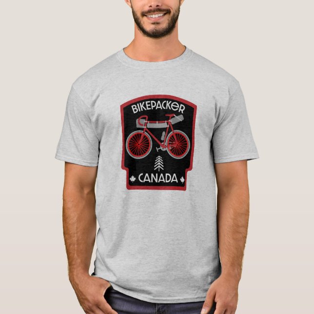 Camiseta Bikepacking Canadá (Anverso)