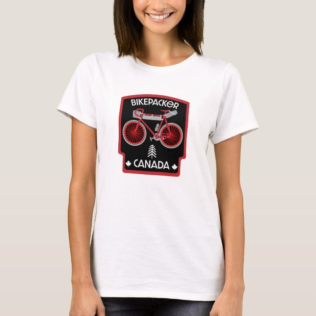 Camiseta Bikepacking Canadá (Anverso)