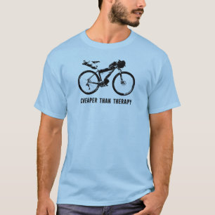 Camiseta Bikepacking, Más Barato Que Terapia