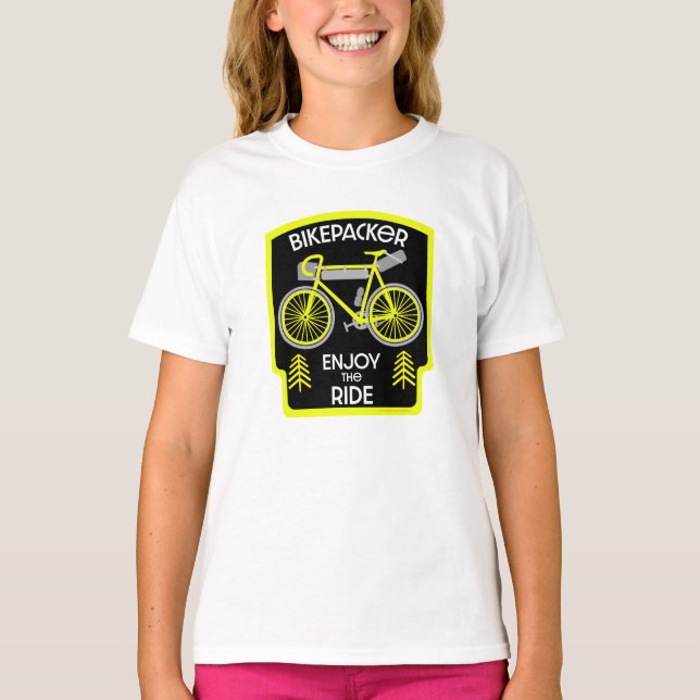 Camiseta Bikeparo | Mochila | Touring | Camping (Anverso)