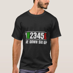 Camiseta Biker 1N23456 Gear 1 Hacia Abajo 6 Hacia Arriba Mo