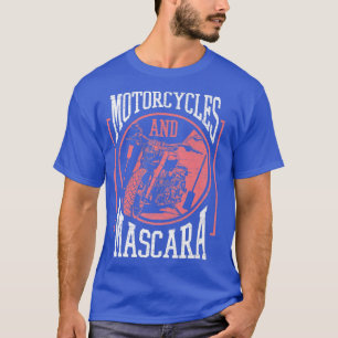 Camiseta Biker Biking Motorcycles And Mascara Motorcyclist 