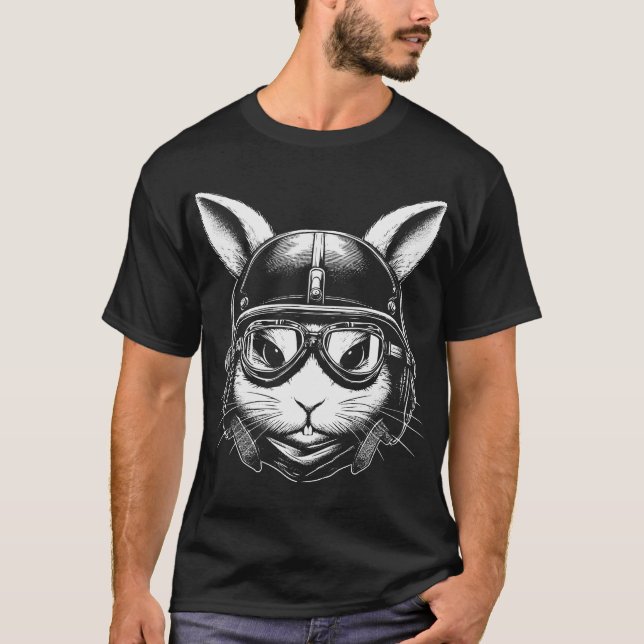 Camiseta Biker Bunny (Anverso)