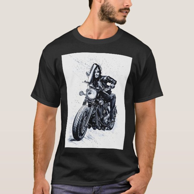 Camiseta Biker Girl (Anverso)