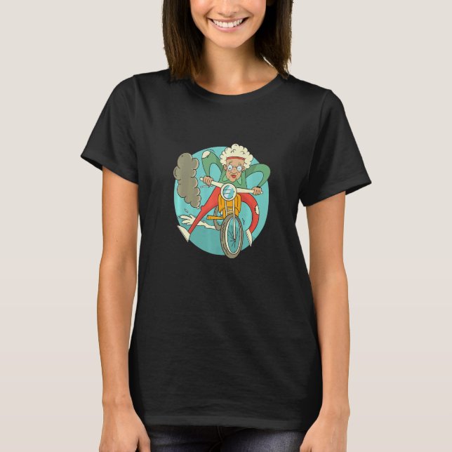 Camiseta Biker Grandmother (Anverso)