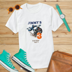 Camiseta Biker Kid Dirt Stunt Bike Birday