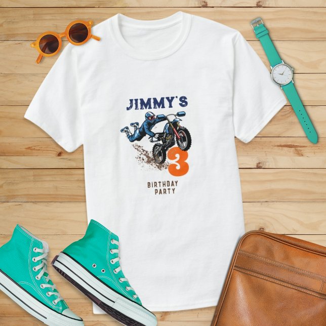 Camiseta Biker Kid Dirt Stunt Bike Birday (Subido por el creador)