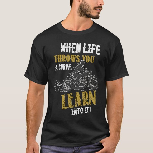 Camiseta Biker Quotes Sarcastic Motorcycle Rider Grandpa Da (Anverso)