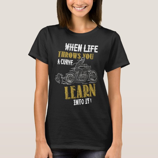 Camiseta Biker Quotes Sarcastic Motorcycle Rider Grandpa Da (Anverso)