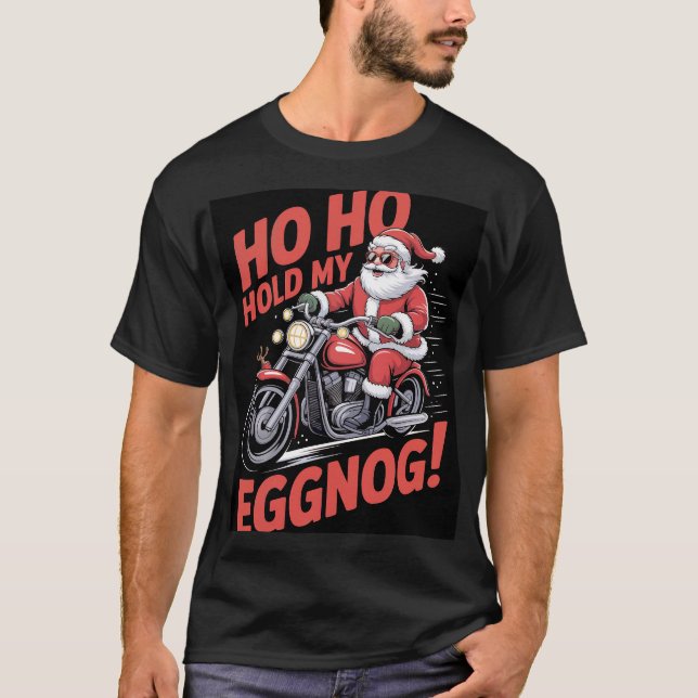 Camiseta Biker Santa  (Anverso)