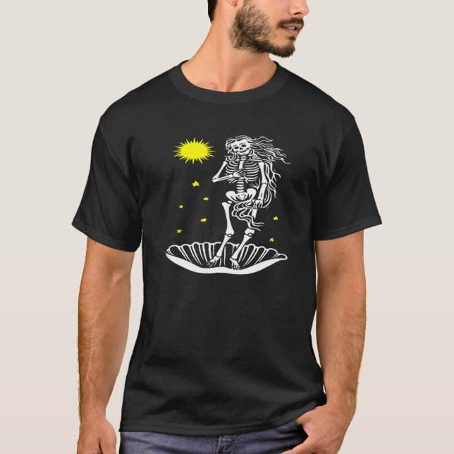 Camiseta Biker Skeleton Death Mystic Bone 3 (Anverso)