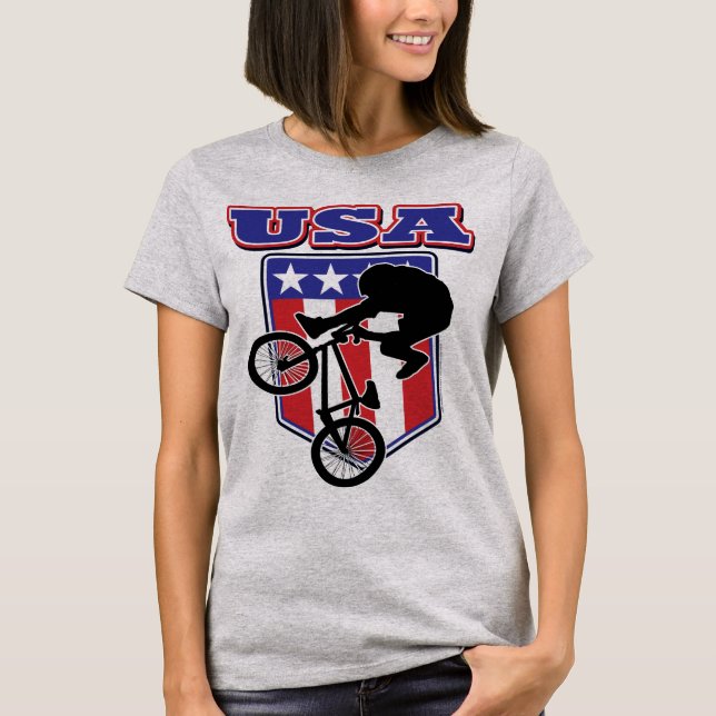 Camiseta Biker USA-BMX (Anverso)