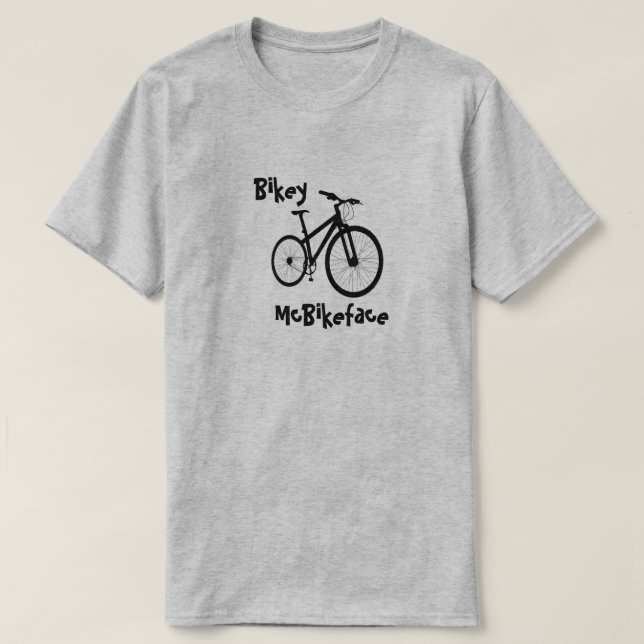 Camiseta Bikey McBikeface (Diseño del anverso)