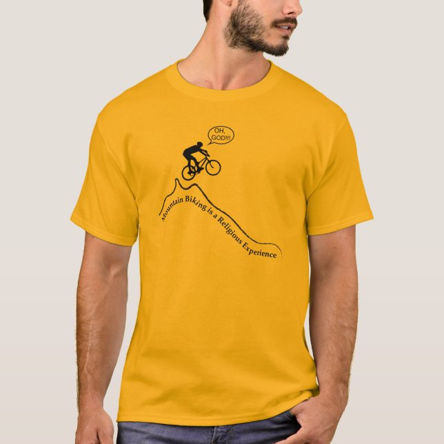 Camiseta Biking de la montaña de los hombres el "es una (Anverso)