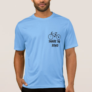 Camiseta Biking la camisa, comparta el camino, no pisan en