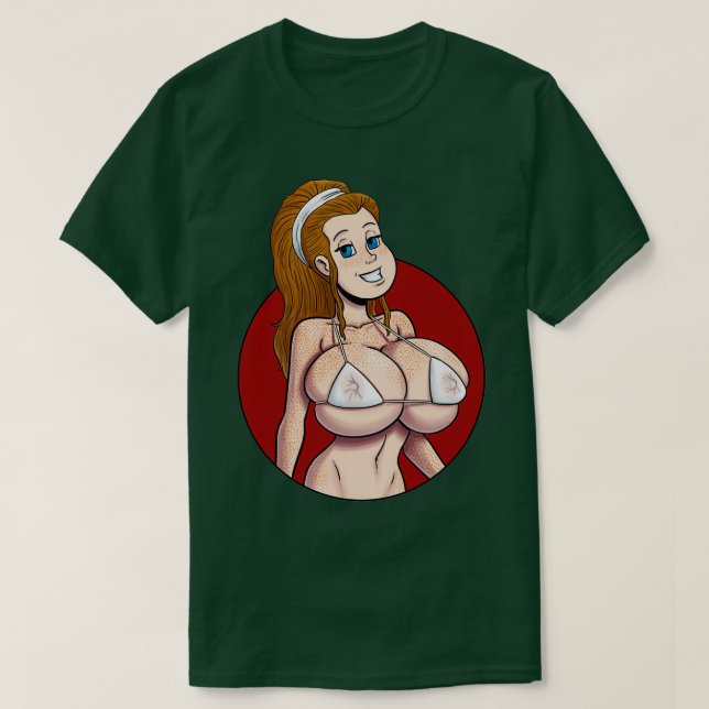 Camiseta Bikini blanco Randi (Diseño del anverso)