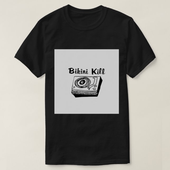 Camiseta Bikini Kill Logo - Black Pin (Diseño del anverso)