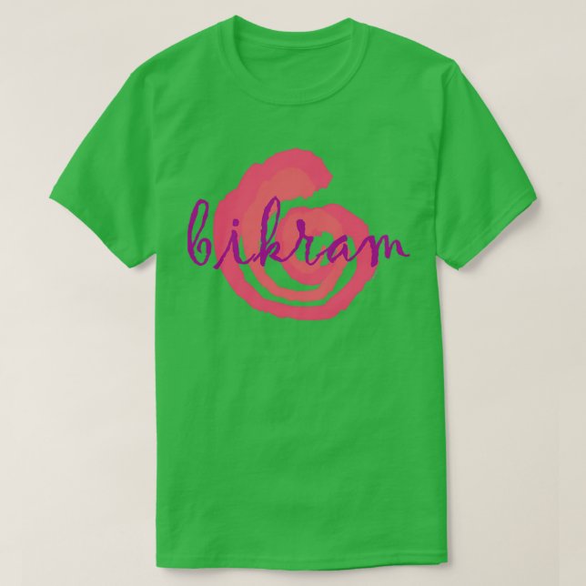 Camiseta bikram (Diseño del anverso)