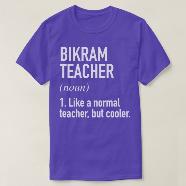 Camiseta Bikram Teacher Definido (Diseño del anverso)