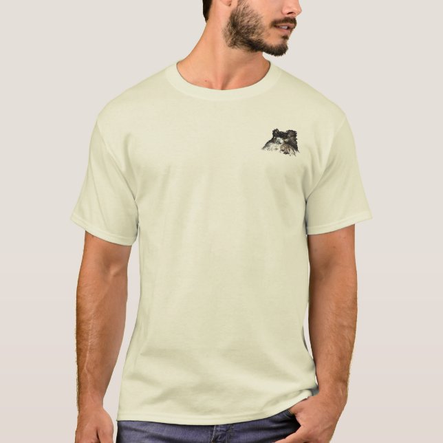 Camiseta Bilateral (del logotipo parte posterior encendido) (Anverso)